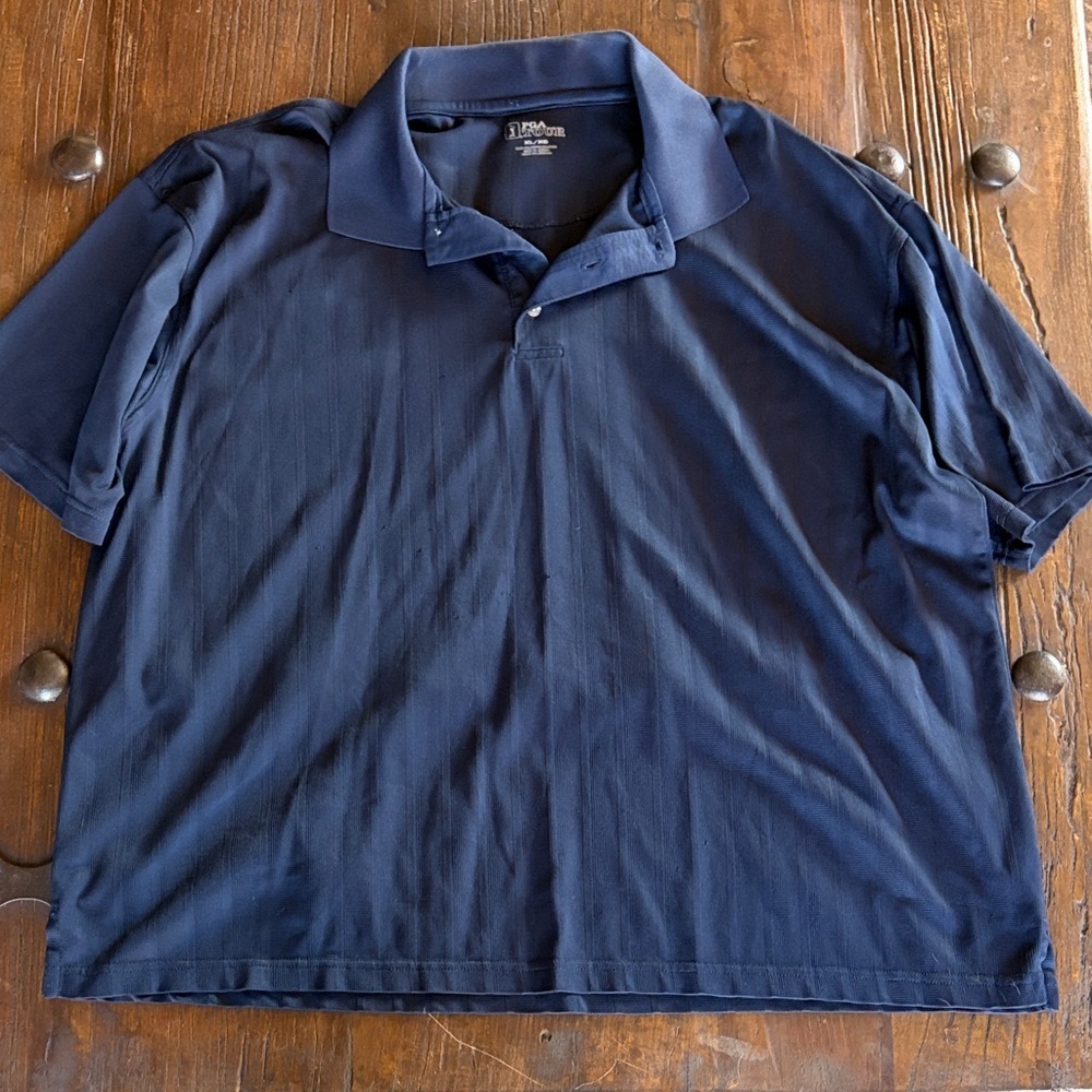 PGA Tour Men's Deep Blue Polo Shirt
